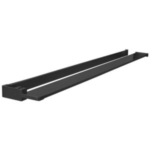 SAPHO - Skracovateľná polica na walk-in sprchovú zástenu, 60-140cm, čierna mat EG1425 vyobraziť