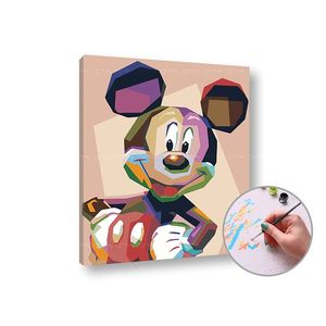 Maľovanie podľa čísel MICKEY MOUSE | low difficulty vyobraziť