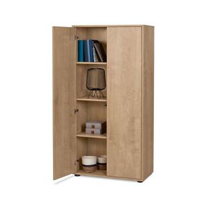 Regálový modul »Flemming«, cca 75 x 37, 5 cm, s dvierkami, dubový dekor vyobraziť