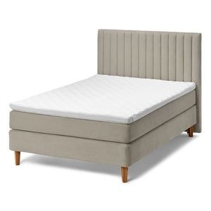 Posteľ boxspring, cca 180 x 200 cm, béžová vyobraziť