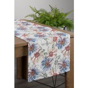 ArtFir Behúň FLORE 7 | modrá 40 x 180 cm vyobraziť