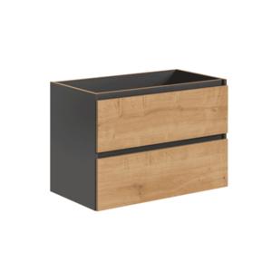 ArtCom Skrinka pod umývadlo MONAKO Grey Oak 821 | 80 cm vyobraziť