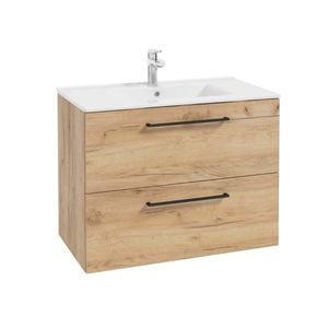 ArtDef Skrinka pod umývadlo FERATA D80 2S/45 | dub zlatý 80 cm vyobraziť