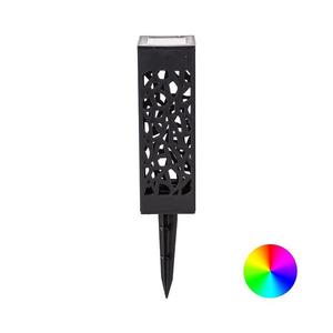 B.V. - LED RGB Solárna lampa LED/0, 006W/1, 2V 28, 5cm čierna IP44 vyobraziť