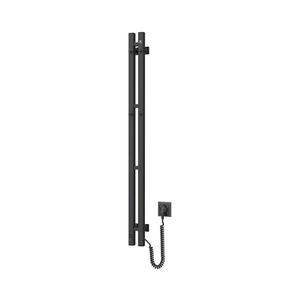 Navin Elektrický sušiak na uteráky s term. SILOUETTE 187W/230V 120, 6cm IP44 čierna pravá vyobraziť