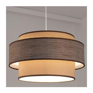 Luster na lanku GRACE 1xE27/60W/230V béžová/hnedá vyobraziť