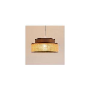 Luster na lanku BOHO 1xE27/60W/230V hnedá/béžová vyobraziť