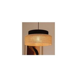 Luster na lanku BOHO 1xE27/60W/230V čierna/béžová vyobraziť
