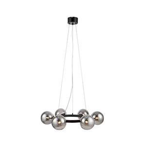 Markslöjd Markslöjd 108051 - Luster na lanku CIRCLE 6xG9/20W/230V čierna vyobraziť