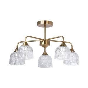 Luster na tyči 5xE14/60W/230V zlatá vyobraziť
