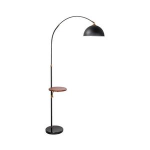 Stojacia lampa so stolíkom 1xE27/60W/230V čierna vyobraziť