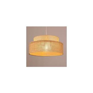 Luster na lanku BOHO 1xE27/60W/230V ratan vyobraziť