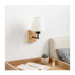 Brilagi Brilagi - Nástenná lampa NUBILA WOOD 1xE27/25W/230V dub/krémová vyobraziť