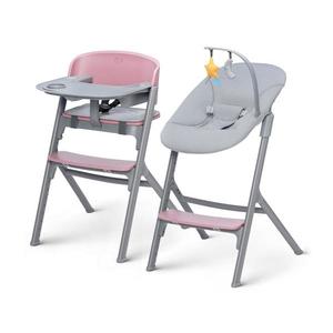 Kinderkraft KINDERKRAFT SELECT-Detská jedálenská stolička LIVY Premium Aster pink + ležadlo CALMEE vyobraziť