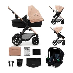 Kinderkraft KINDERKRAFT - Kombinovaný kočík 3v1 MOOV 2 Sand beige + autosedačka MINK PRO vyobraziť