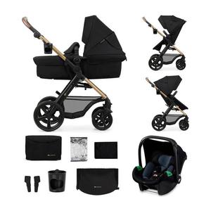 Kinderkraft KINDERKRAFT - Kombinovaný kočík 3v1 MOOV 2 Pure black + autosedačka MINK PRO vyobraziť