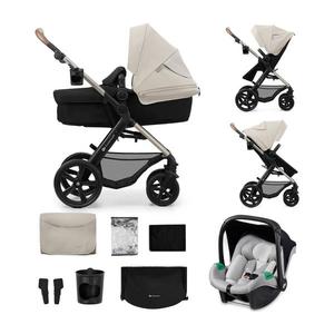 Kinderkraft KINDERKRAFT-Kombinovaný kočík 3v1 MOOV 2 Moonlight grey + autosedačka MINK PRO vyobraziť