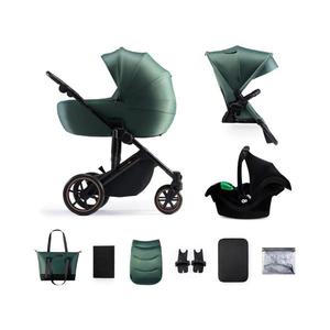 Kinderkraft KINDERKRAFT SELECT - Kombinovaný kočík 3v1 PRIME 2 Premium Dark green vyobraziť