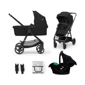 Kinderkraft KINDERKRAFT -Kombinovaný kočík 3v1 NEWLY Classic black + autosedačka MINK PRO vyobraziť