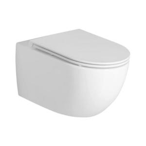 Bruckner Bruckner - Závesné WC Vortex Rimless FULDA keramika/biela vyobraziť