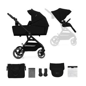 Kinderkraft KINDERKRAFT SELECT - Kombinovaný kočík 2v1 YOXI Pure black vyobraziť