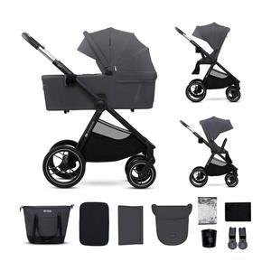 Kinderkraft KINDERKRAFT - Kombinovaný kočík 2v1 NEA 2 Dark grey vyobraziť