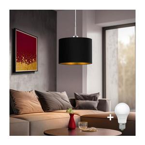 Eglo - LED Luster na lanku TUNJA 1xE27/60W/230V čierna vyobraziť