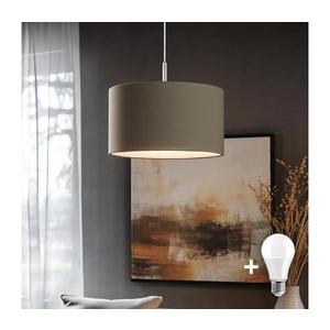 Eglo - LED Luster na lanku TUNJA 1xE27/60W/230V taupe vyobraziť