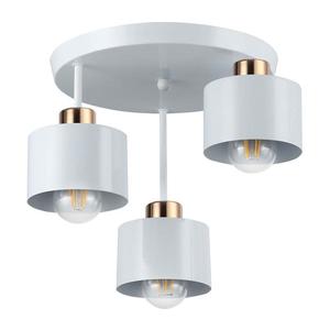 Luster na tyči 3xE27/35W/230V pr. 30 cm biela/zlatá vyobraziť