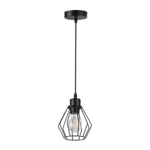 Luster na lanku 1xE27/35W/230V pr. 18 cm čierna vyobraziť