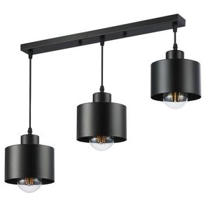 Luster na lanku 3xE27/35W/230V čierna vyobraziť