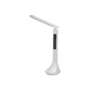 LIVARNO home Aku stolná LED lampa s hodinami (biela) vyobraziť