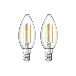 LIVARNO home Filamentová LED žiarovka (sviečka E14 4, 2 W, 2 kusy) vyobraziť