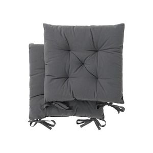LIVARNO home Podsedák, 40 x 40 cm, 2 kusy (sivá) vyobraziť