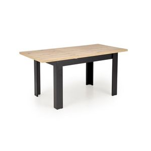 Jídelní rozkládací stůl Bagio 120/160 cm dub artisan/černý vyobraziť