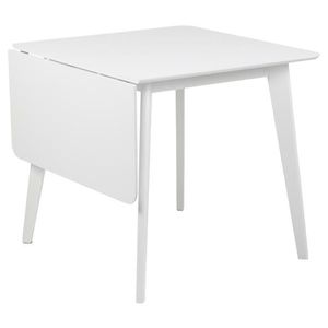 Jídelní rozkládací stůl Roxby 80/120 cm bílý vyobraziť