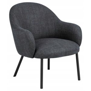 Křeslo Spencer lounge tmavě šedé vyobraziť