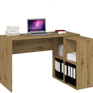 Písací stôl s komodou Malax dub artisan vyobraziť