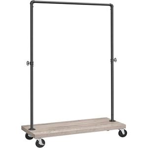 Pojízdný věšák na oblečení Vasagle Romax camel hnědá/černý vyobraziť