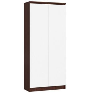 Skriňa Rexa III 80 cm wenge/biela vyobraziť