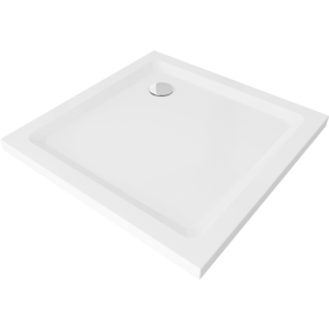 Sprchová vanička MEXEN SLIM 80x80 cm + sifón biela vyobraziť