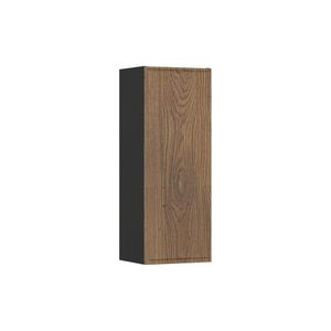 Závěsná koupelnová skříňka Talia 80 cm matná černá/dub castello vyobraziť