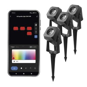 EMOS GoSmart RGB+CCT Štartovacia sada LED bodových svietidiel 7W IP65 s WiFi, 4 kusy ZIW194R vyobraziť