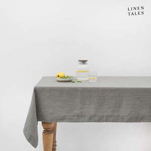 Ľanový obrus 140x200 cm Khaki – Linen Tales vyobraziť