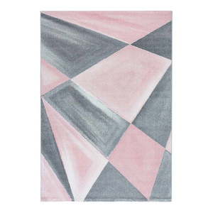 Ružovo-sivý koberec 80x150 cm Beta – Ayyildiz Carpets vyobraziť
