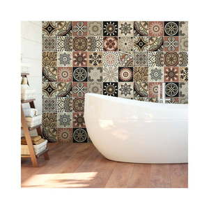 Sada 24 nástenných samolepiek Ambiance Wall Stickers Tiles Piura, 10 × 10 cm vyobraziť