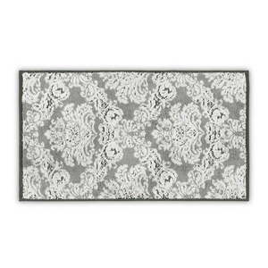 Sivý bavlnený uterák 40x71 cm Damask – Foutastic vyobraziť