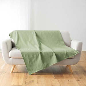 Zelený pléd 220x240 cm Lucile – douceur d'intérieur vyobraziť