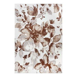 Hnedý koberec 67x120 cm Shine Floral – Hanse Home vyobraziť