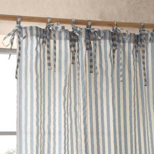 Modrá záclona 140x183 cm Zanzibar Stripe – Pineapple Elephant vyobraziť